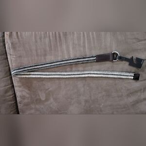 Express Black and White Men's Belt